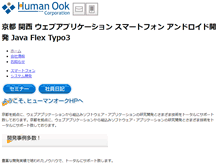 Tablet Screenshot of human-ook.jp